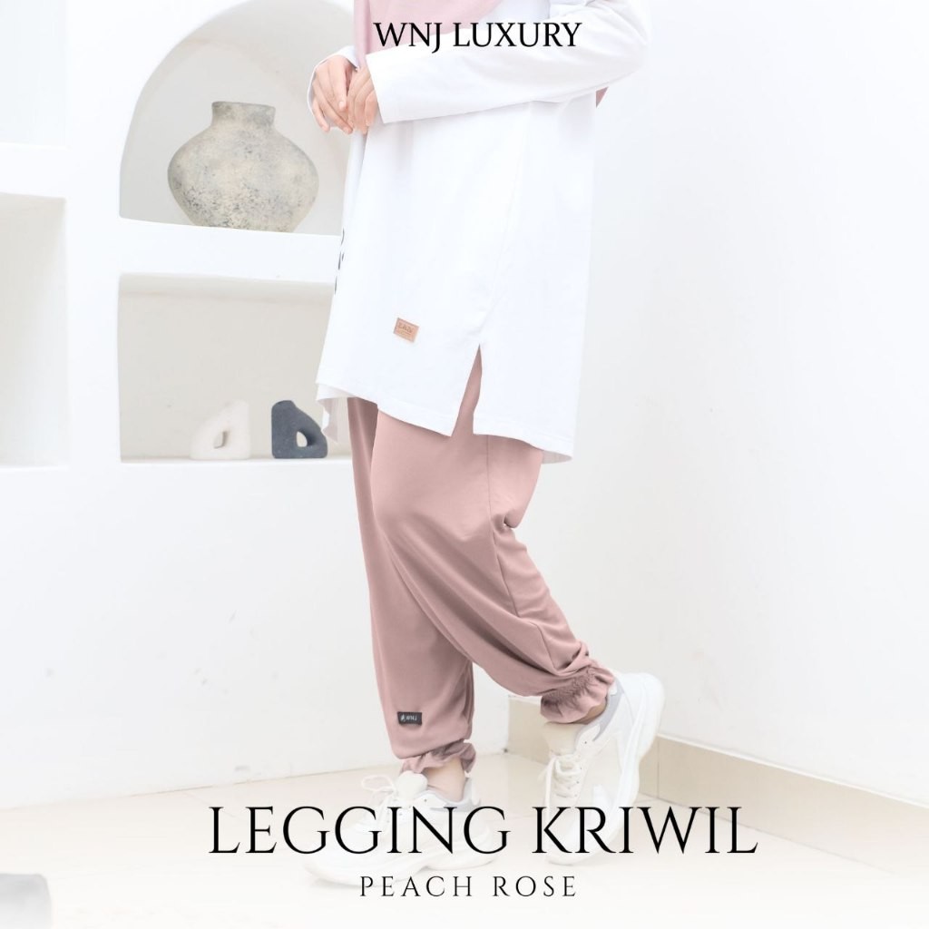 Legging kriwil  laging dalaman rok celana dalaman gamis wanoja celamis by WNJ.ID