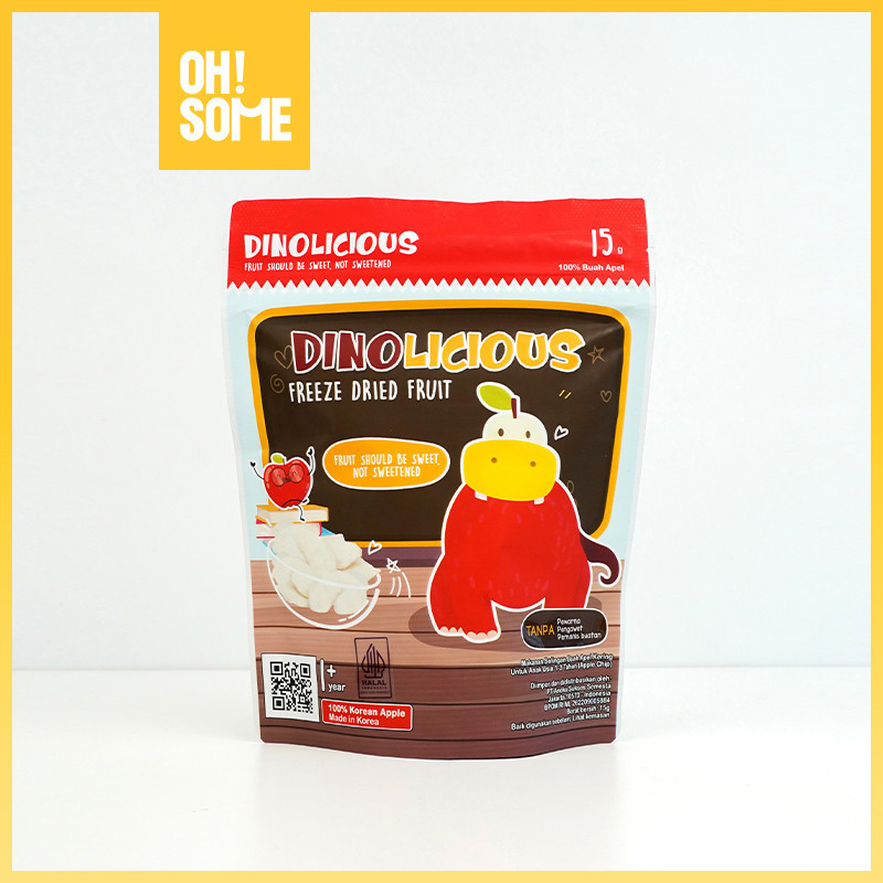 

OHSOME - DINOLICIOUS Dried FruitApple Buah Kering Apel 15g