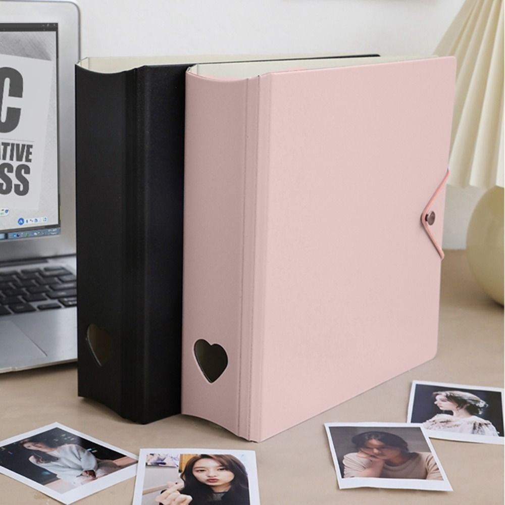 

INS Girl Heart 3Inch Album A5 Starlight Macaron Color Album Interstitial Star Chasing Photo Small Card Storage Book Stationery