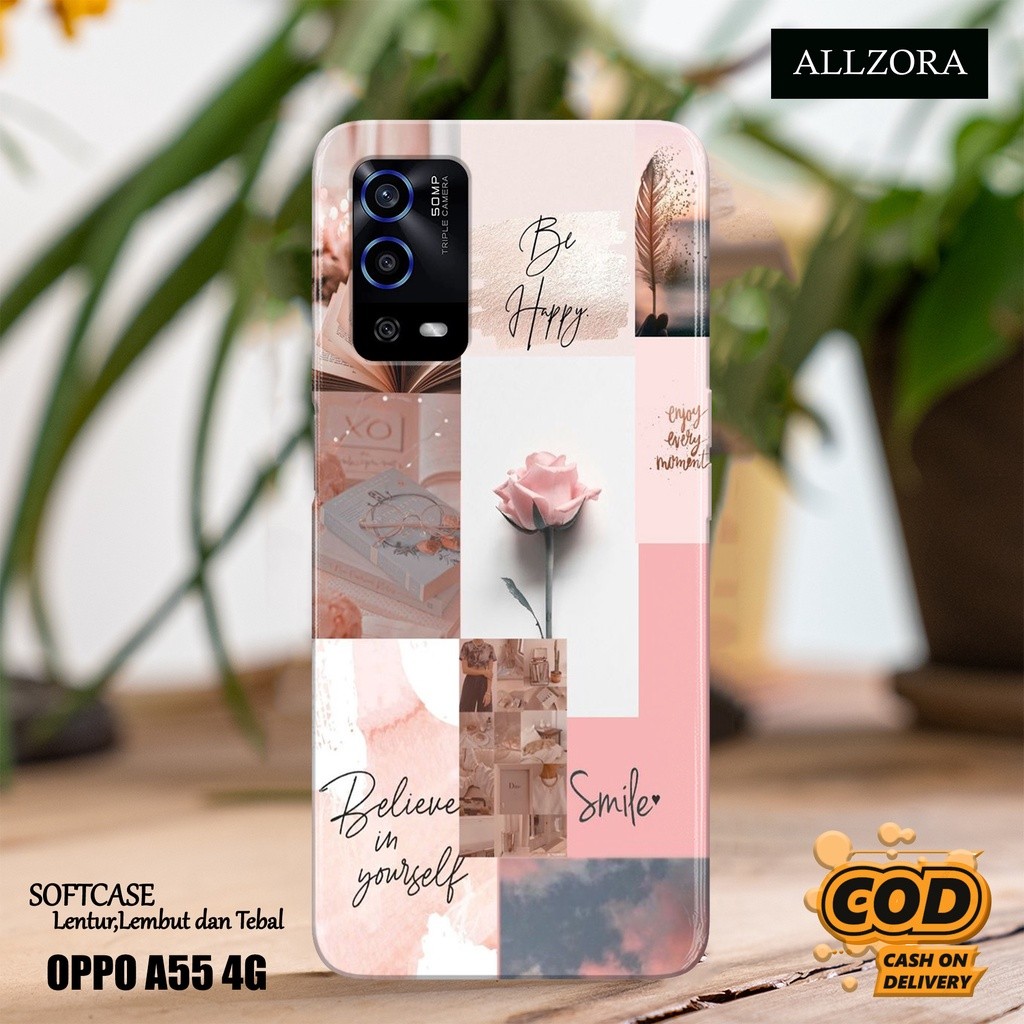 Case Oppo A55 4G Terbaru - Fashion Case AESTHETIC - Casing Hp Oppo A55 4G Terbaru - Softcase Hp Oppo
