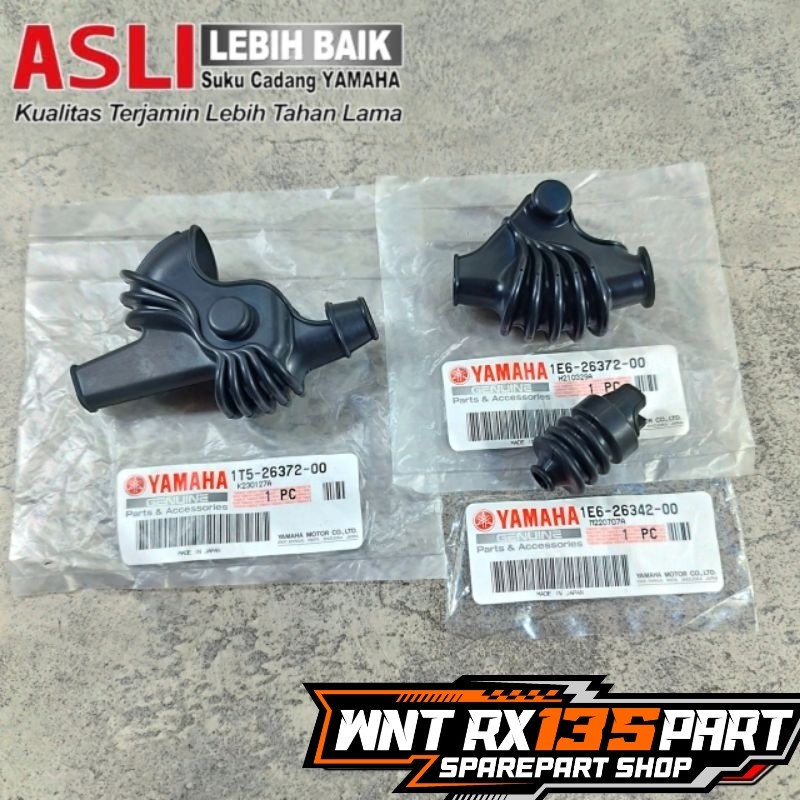 KARET COVER HANDLE REM & HANDLE KOPLING RX KING COBRA RXS ORIGINAL YAMAHA JAPAN | 1T5-26372-00 1E6-2