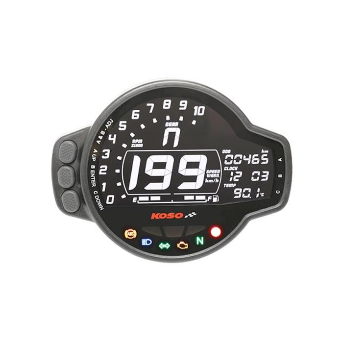 Speedometer KOSO Digital LCD Meter MS-01 Universal