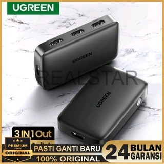 Ugreen Switch Hdmi 4K 2 in 1 Out Bi-Diretion Berbagi 2 Hdmi - Ugreen 80125 50966 Switcher HDMI