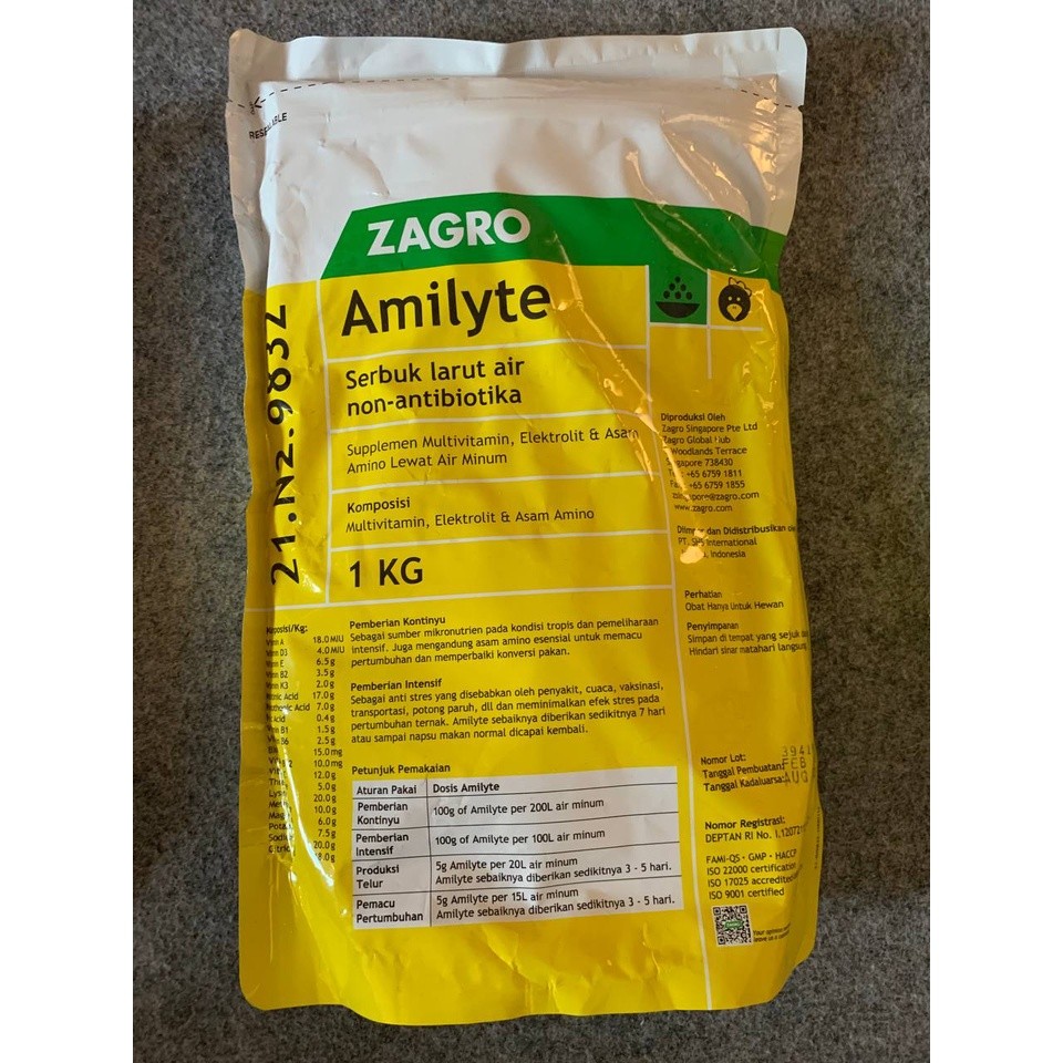 Amilyte 1 kg Vitamin Ayam CO