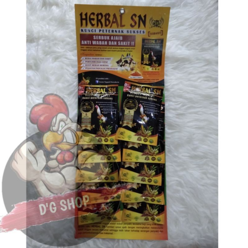 HERBAL SN 1 Renteng Jamu Ayam Jago Aduan Bangkok Thailand
