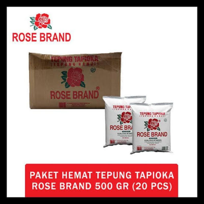 

Tepung Tapioka Rosebrand 500gr (Ball)