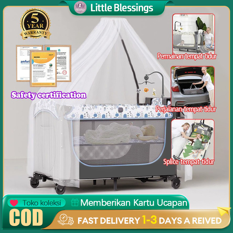 Lipat CepatBox Bayi Tempat Tidur Bayi Ranjang Bayi Baby Box Bisa Dilipat
