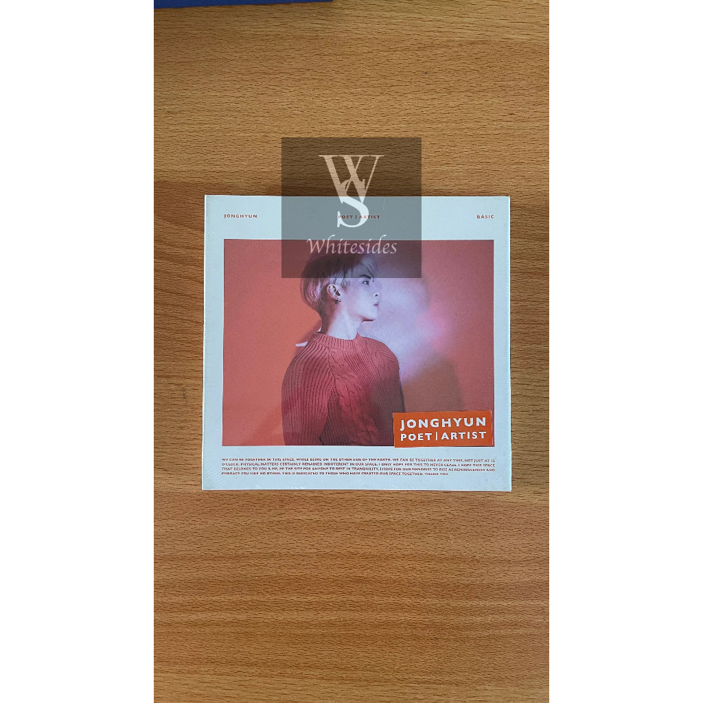 Poet Artist - Jonghyun SHINee Album World III Everybody Hello CO