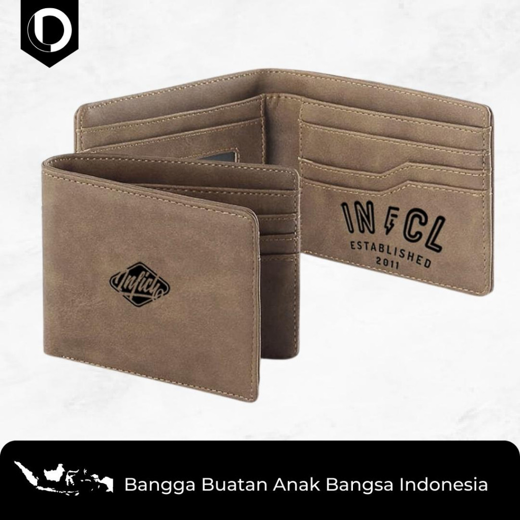 Dompet Pria Kulit Asli Pvc Original Dompet Lipat Cowok Keren Branded Exclusive Kekinian