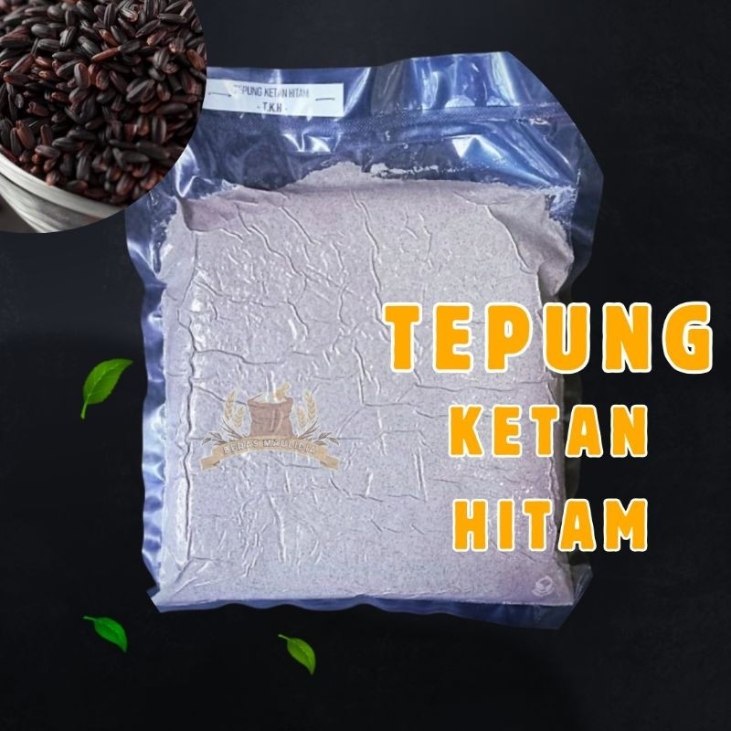 

Tepung Ketan Hitam Asli kemasan Vacuum 500g
