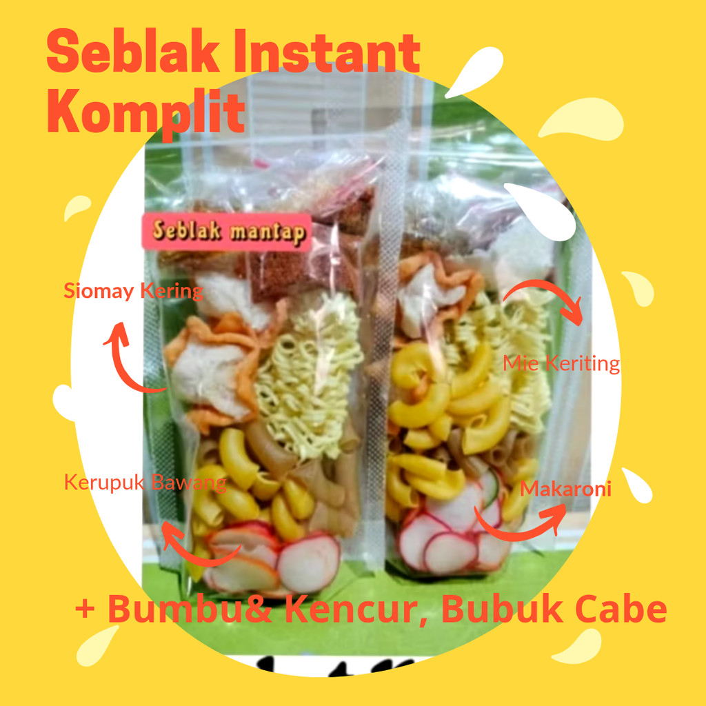 

Seblak instan (tanpa jeruk) Pedas Garut Bandung Medan TERMURAH