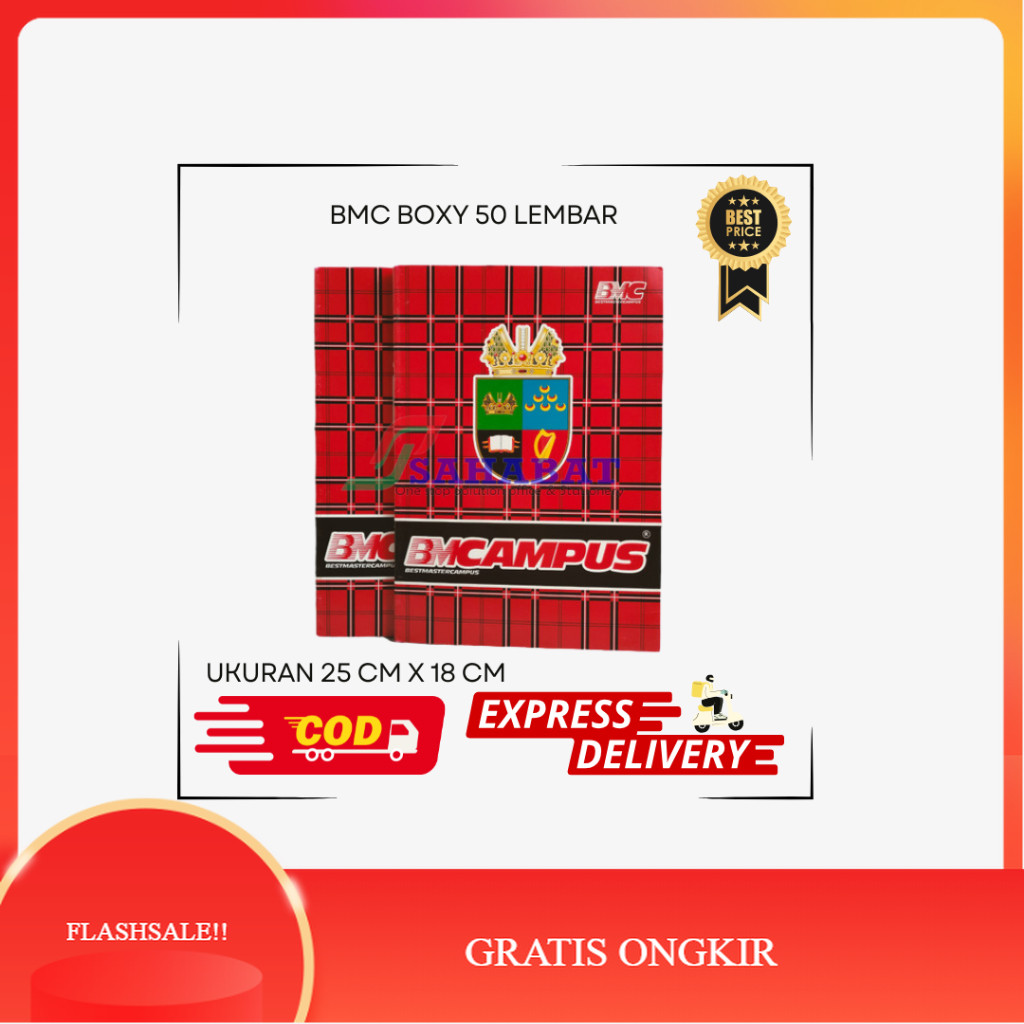 

【AGNES_ID】SALE!! BMC CAMPUS 50 LEMBAR / BUKU TULIS / BUKU CAMPUS MURAH