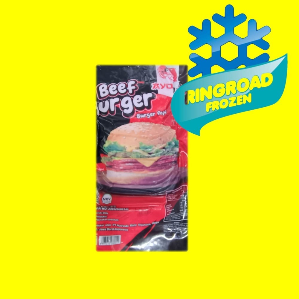 

AYOMA BEEF BURGER 250 GR - 10 PCS