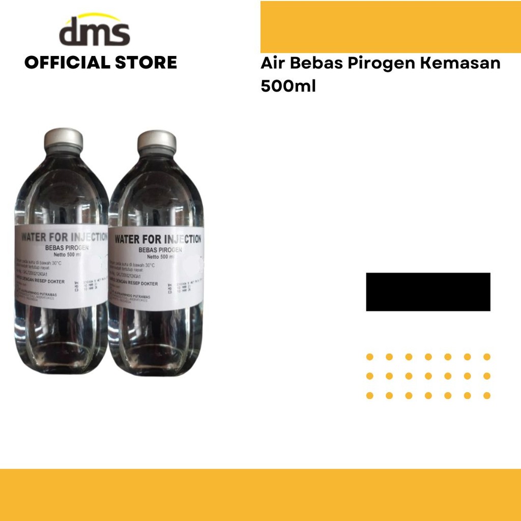 Air Bebas Pirogen/Aquabidest Kemasan 500ml