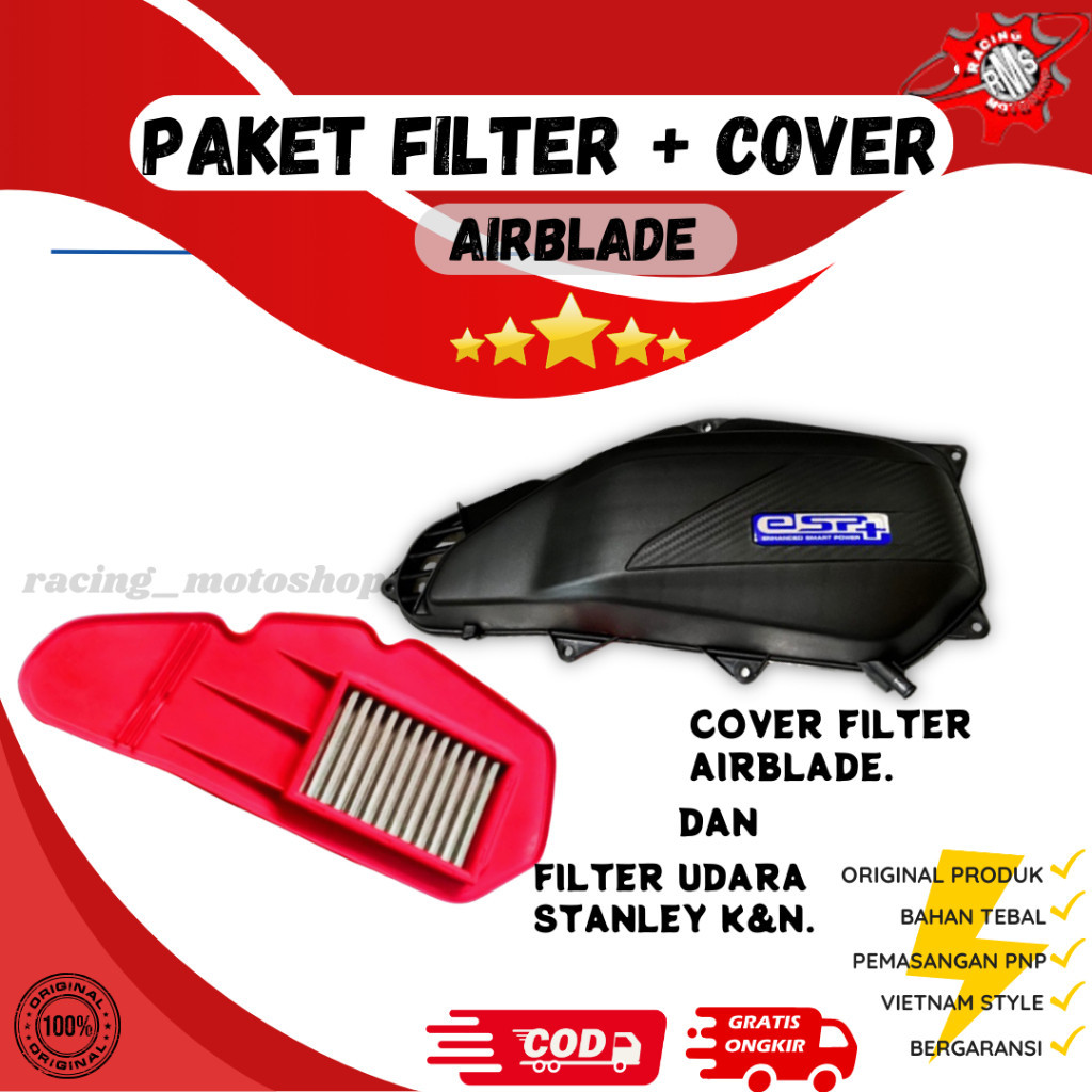 YTY FILTER HYBRID COVER FILTER VARIO 150 FILTER VARIO 150 FILTER VARIO 125 COVER FILTER 125 VIETNAM