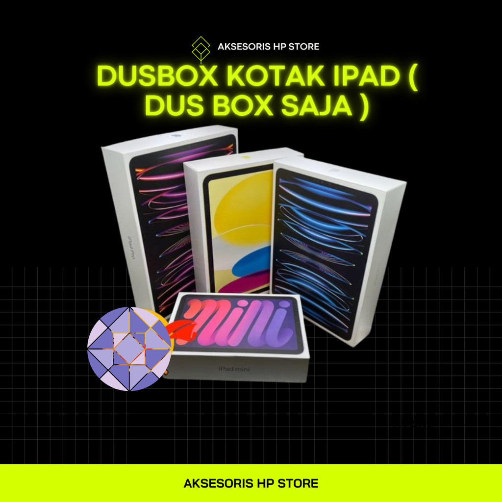 

DUS BOX KOSONG IPAD / IPAD MINI / IPAD AIR / IPAD PRO -BD