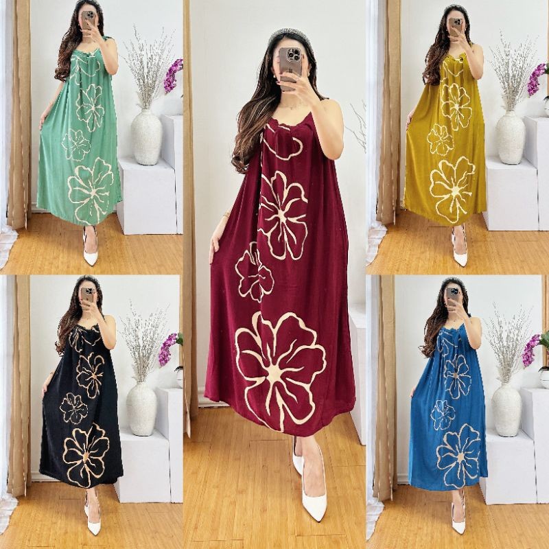 Daster Yukensi Jumbo ~ Daster Jumbo Yukensi Tanpa Lengan Dress Yukensi
