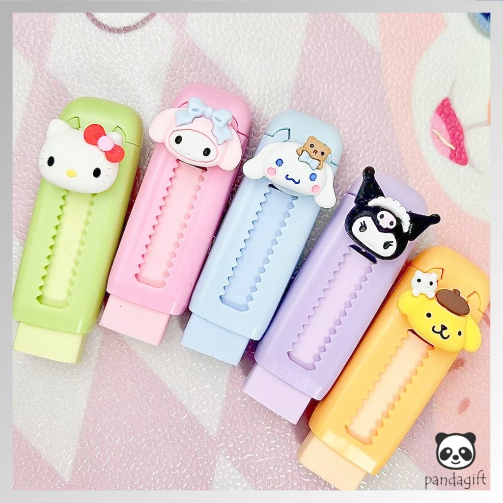 

Penghapus Sliding Eraser Sanrio Kuromi Melody Cinnamonroll - GG0489