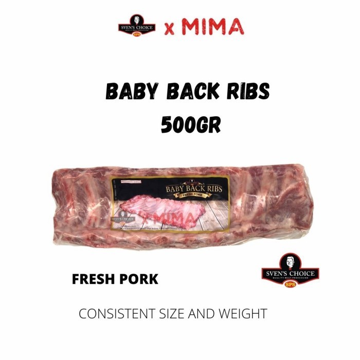 

Sven's Choice Iga Babi Pork Baby Back Ribs 500gr