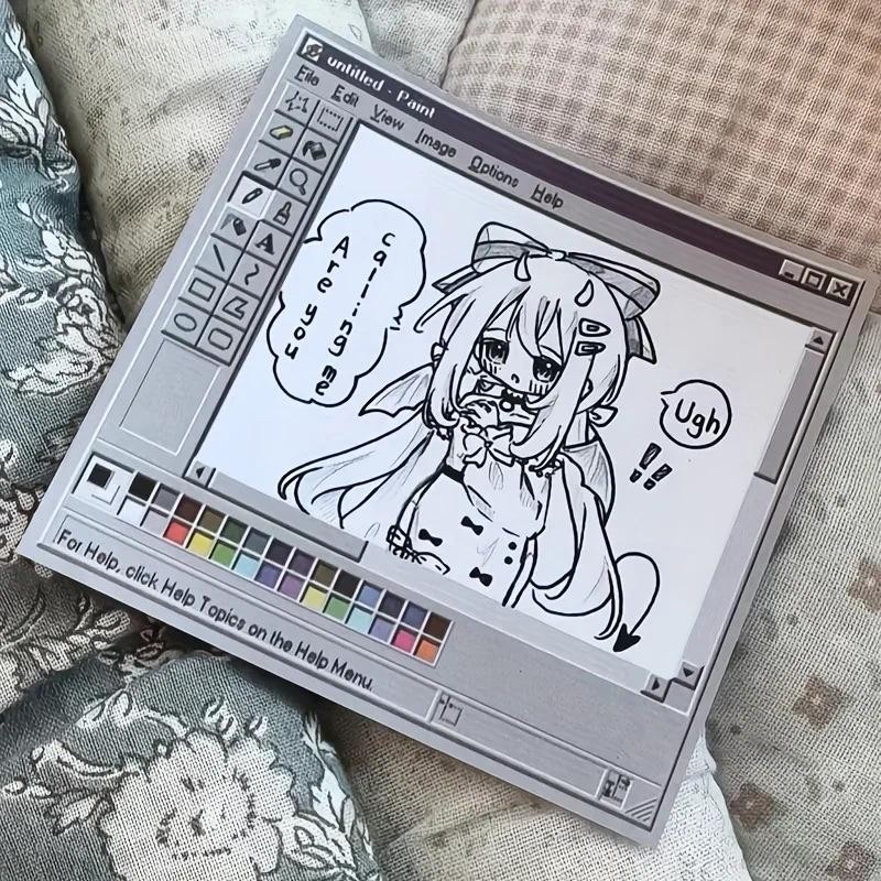 

50-Sheet Square Sticky Notes Pad - Perfect for Students & Office Decor Aesthetic Tear-Off Memo Paper