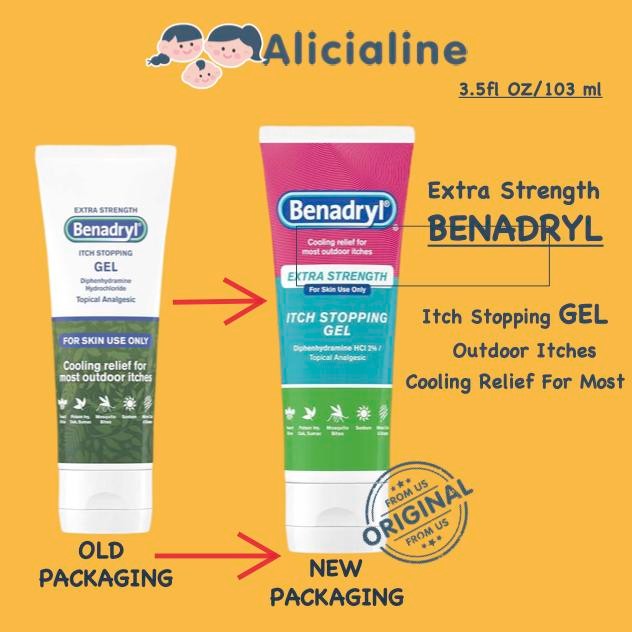 

Ready Benadryl Extra Strength Itch Stopping GEL Terbaru