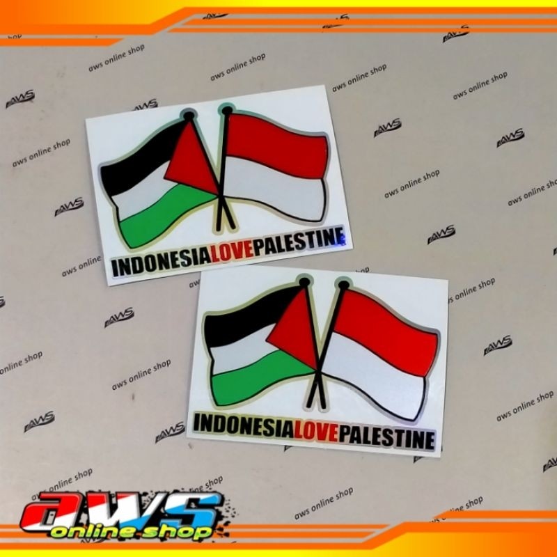

Sticker Indonesia Love Palestina