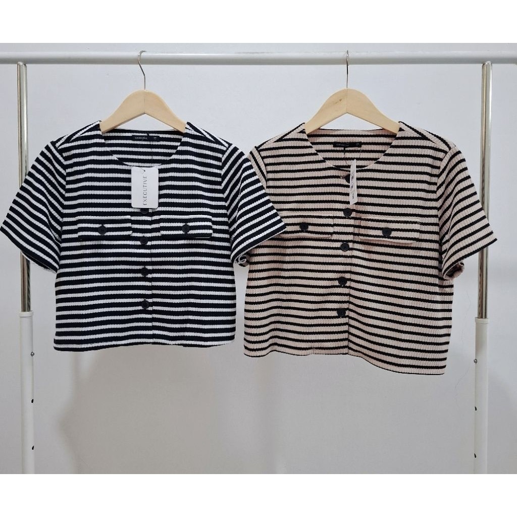EXECUTIVE ATASAN WANITA LENGAN PENDEK KNIT TOP  ORIGINAL