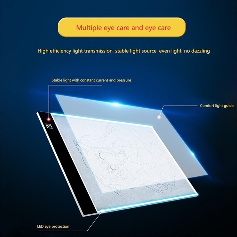 

JAMIN MURAH !!!【Ready Stock】A3/A4/A5 Drawing Board Papan Jiplak Gambar Papan LED Light Ultra Slim Menyalin Board(BISA LANGSUNG ORDER)