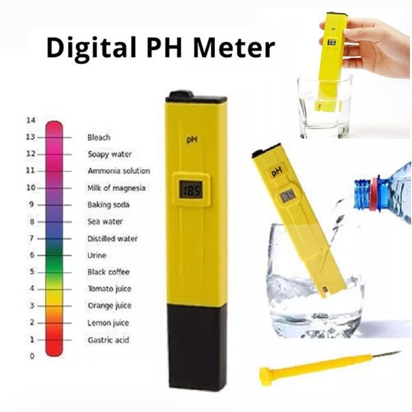 (LOKALOKA) Alat Ukur PH Meter Air Uji Kualitas Air Minum Air Akuarium Air Tanah