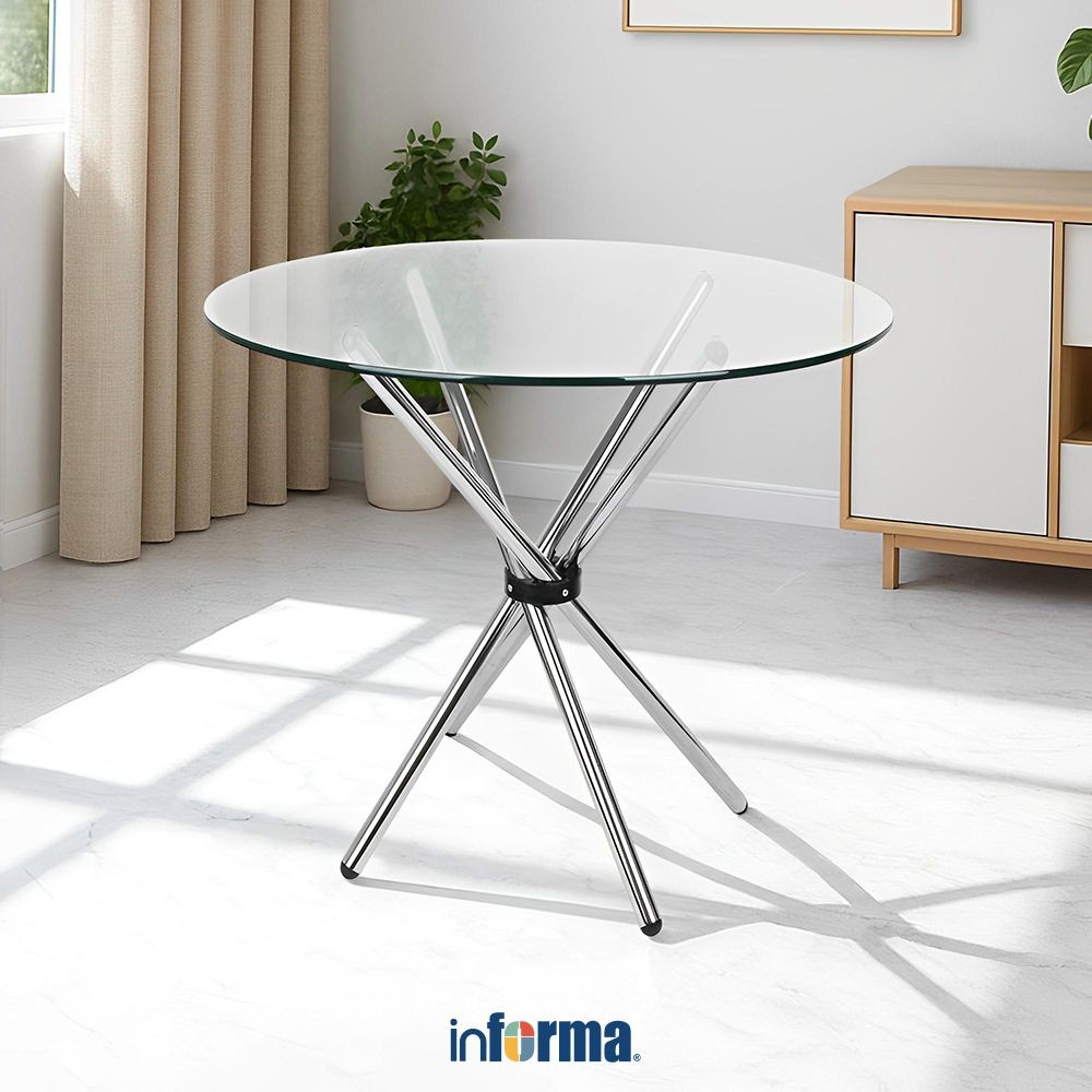 Informa Amber Meja Makan Dining Table Dinner Table Meja Kursi Ruang Makan Aesthetic Furniture Dining