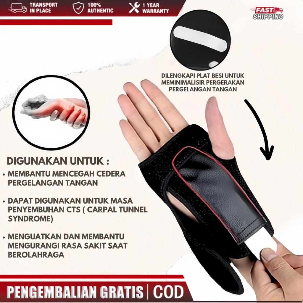 Wrist Support / Pelindung Pergelangan Tangan