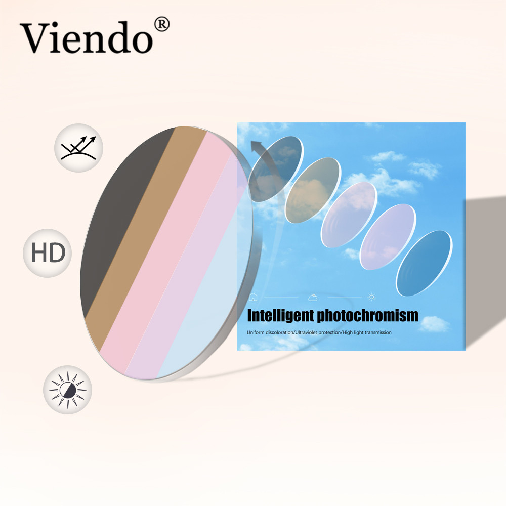 Viendo Lensa Index 1.56 Minus Nomral Photopink Photopurple Photoblue Photobrown UV400