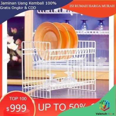 Promo RAK PIRING RPK 02 / RAK PIRING ANTI KARAT / RAK PIRING SUSUN 2 / RPK 02 / RAK DAPUR / RAK PIRI