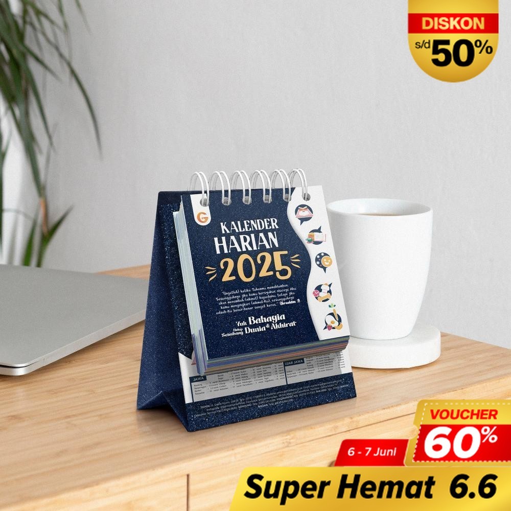 

Gema Insani Kalender Harian Muslim 2025 Daily Desk Calendar