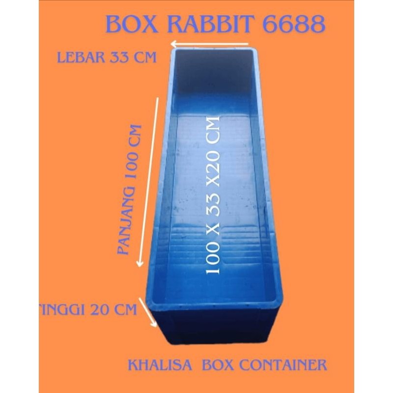 box kontainer bak plastik,keranjang ,rabbit no6688 bekas,ukuran 100x33x20, tools box, box maggot, bo