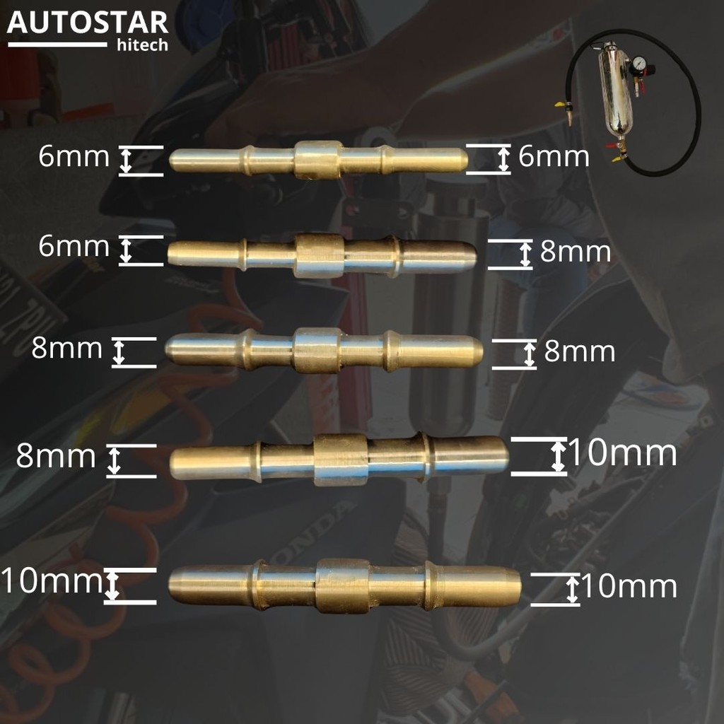 NEPEL CONNECTOR INJECTION CLEANER TOOLS ICT NIPEL TUSUK GIGI KUNINGAN ALAT TABUNG INFUS PEMBERSIH IN