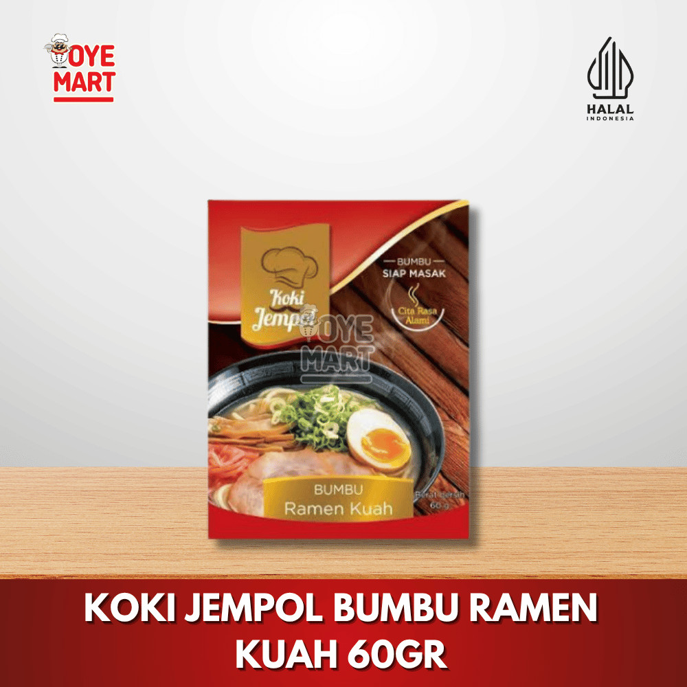 

KOKI JEMPOL BUMBU RAMEN KUAH 60GR / BUMBU INSTANT