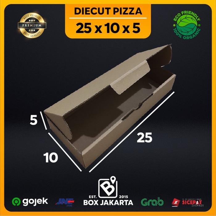 

KARDUS uk 25x10x5 CM Diecut Pizza Corrugated Packaging Box