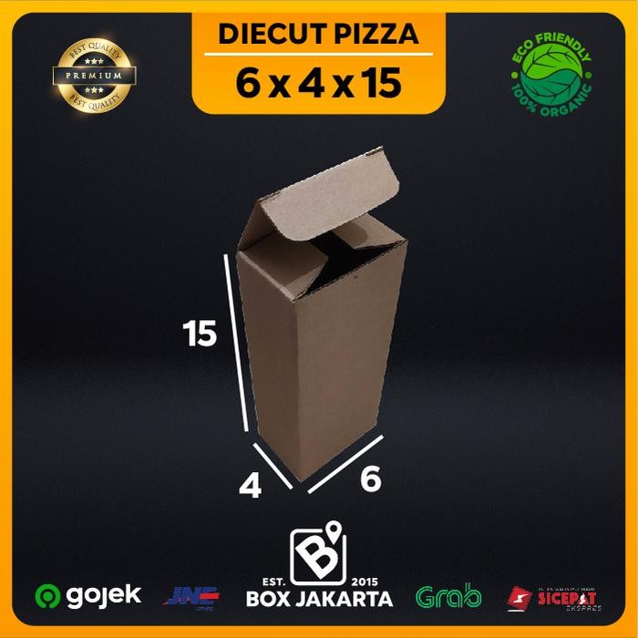 

KARDUS uk 6x4x15 CM Diecut Pizza Corrugated Packaging Box