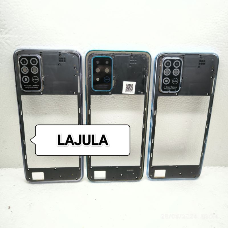 BEZEL BEZZEL TUTUP MESIN TULANG SAMPING INFINIX NOTE 8