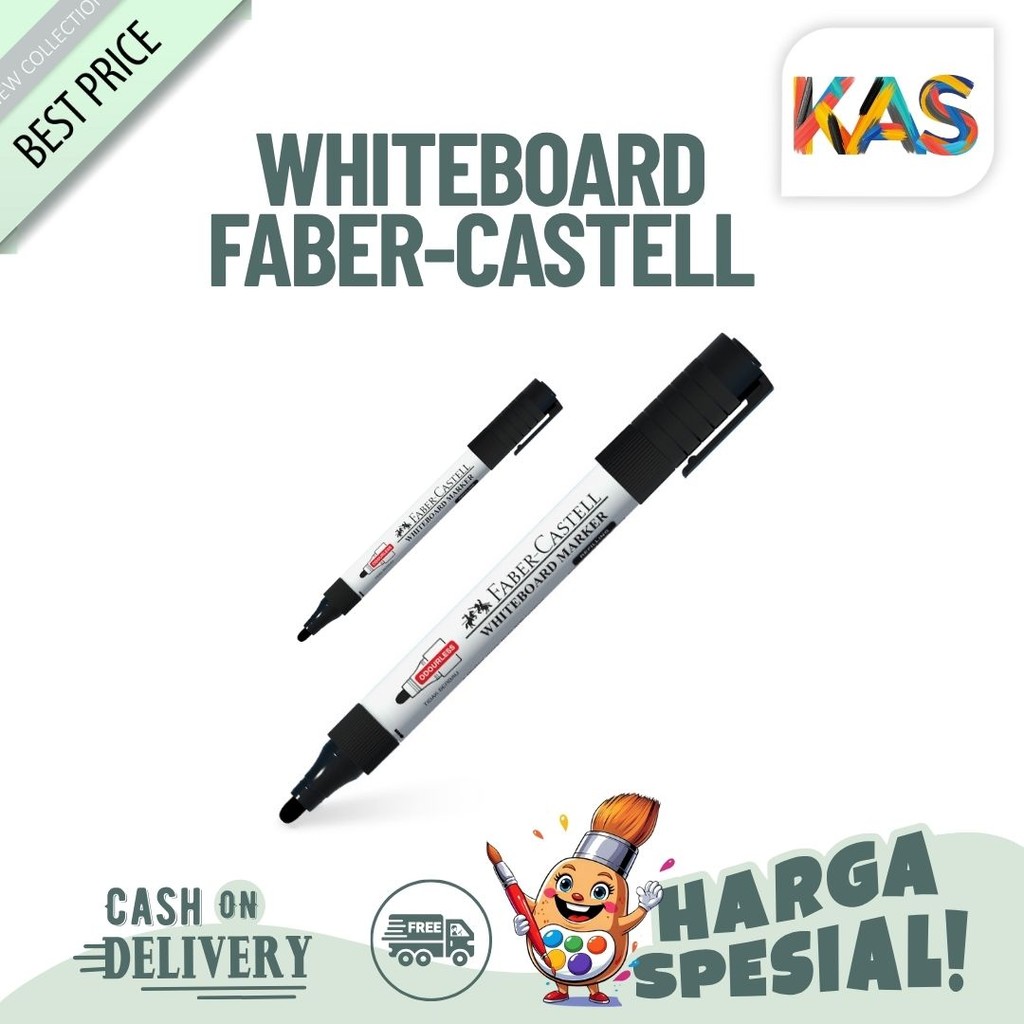 

Spidol Faber-Castell Whiteboard Marker Pen Eco Papan Tulis