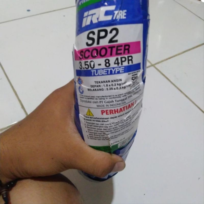 Ban luar vespa Ring 8 merk irc terlaris