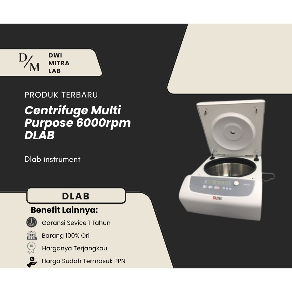 Centrifuge Multi Purpose 6000rpm DLAB