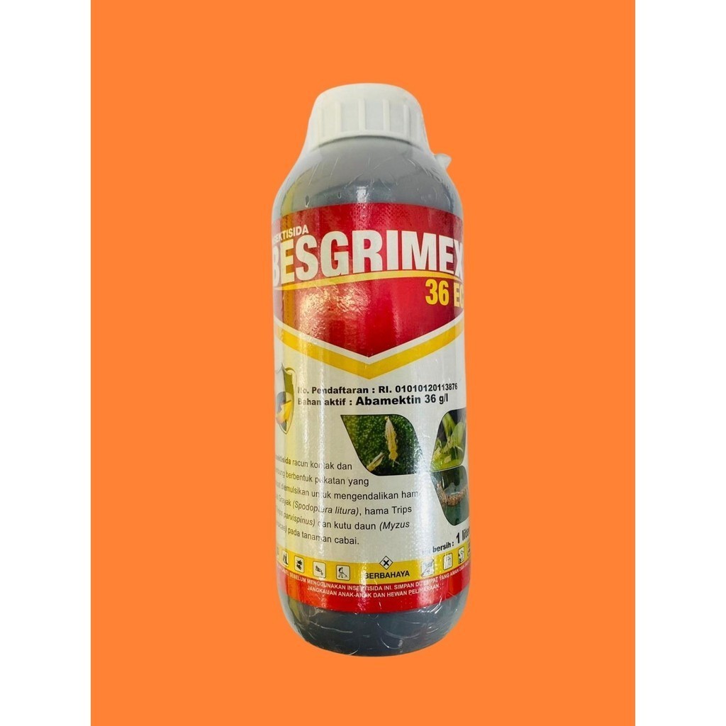 Insektisida BESGRIMEX abamektin 36 gl berat isi 1 liter