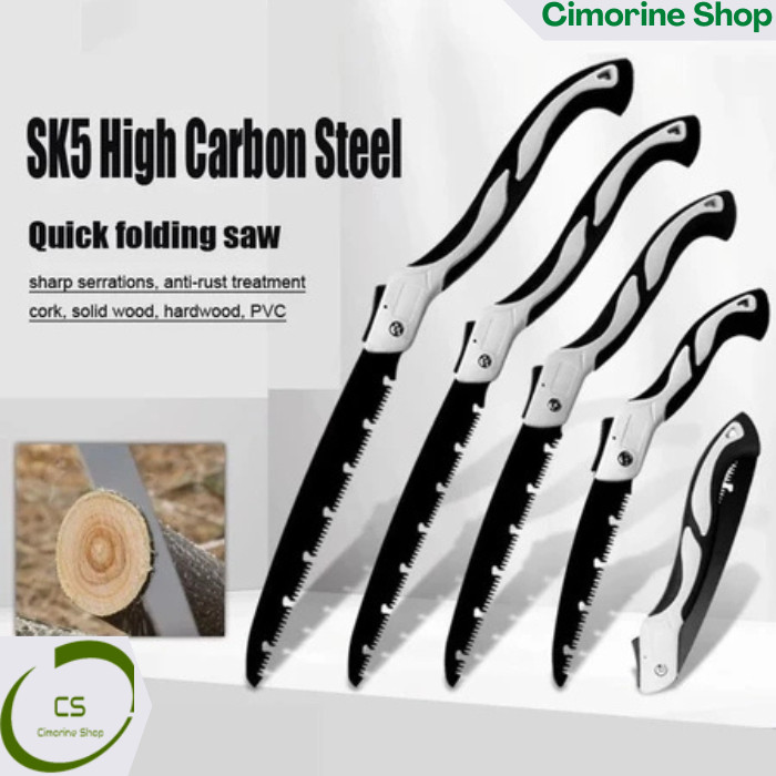 HEAVY DUTY BAJA Gergaji Lipat gergaji saku Portable Gergaji baja CS