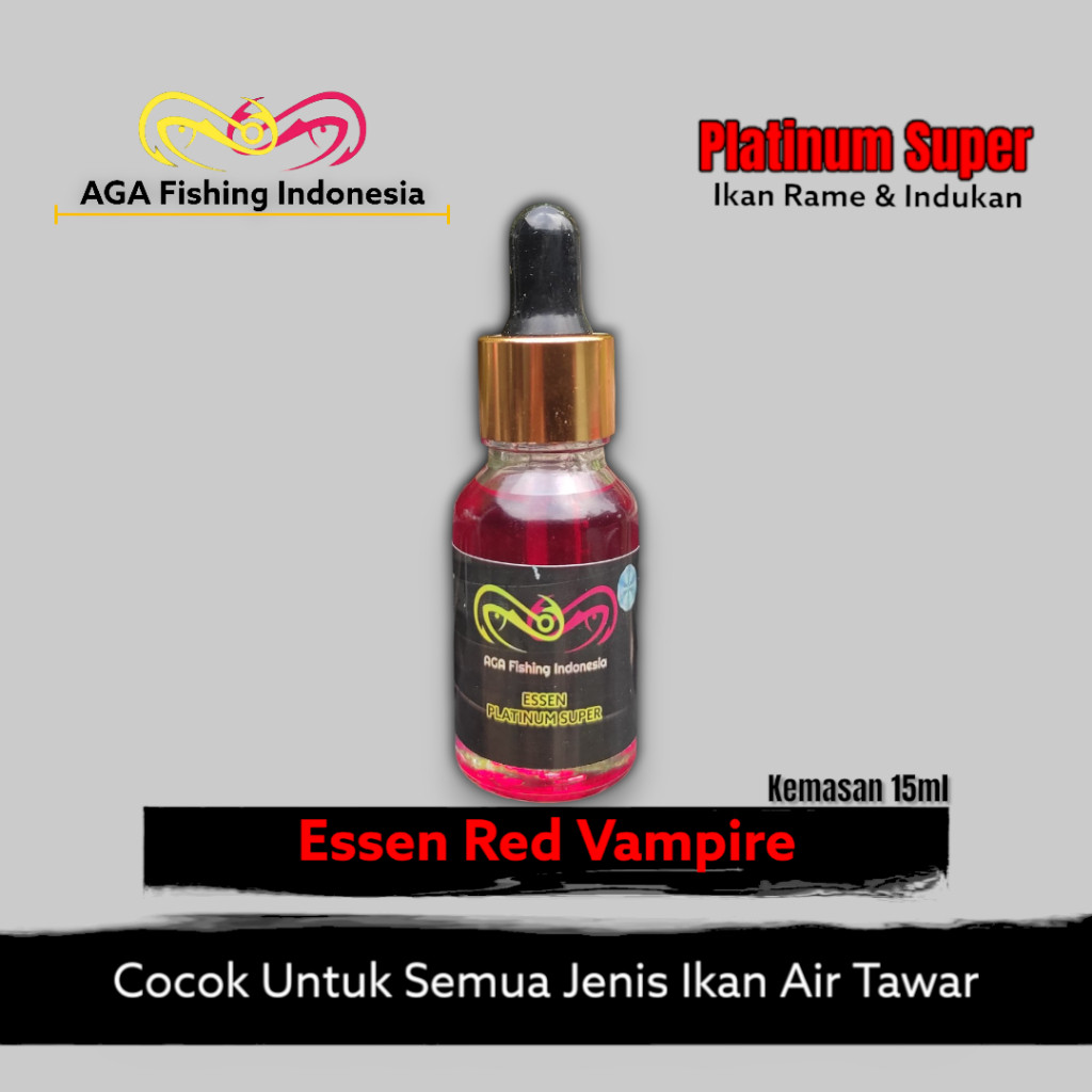 

Aga Essen Oplosan Red Vampire Campuran Umpan Pancing Ikan Rame dan Indukan