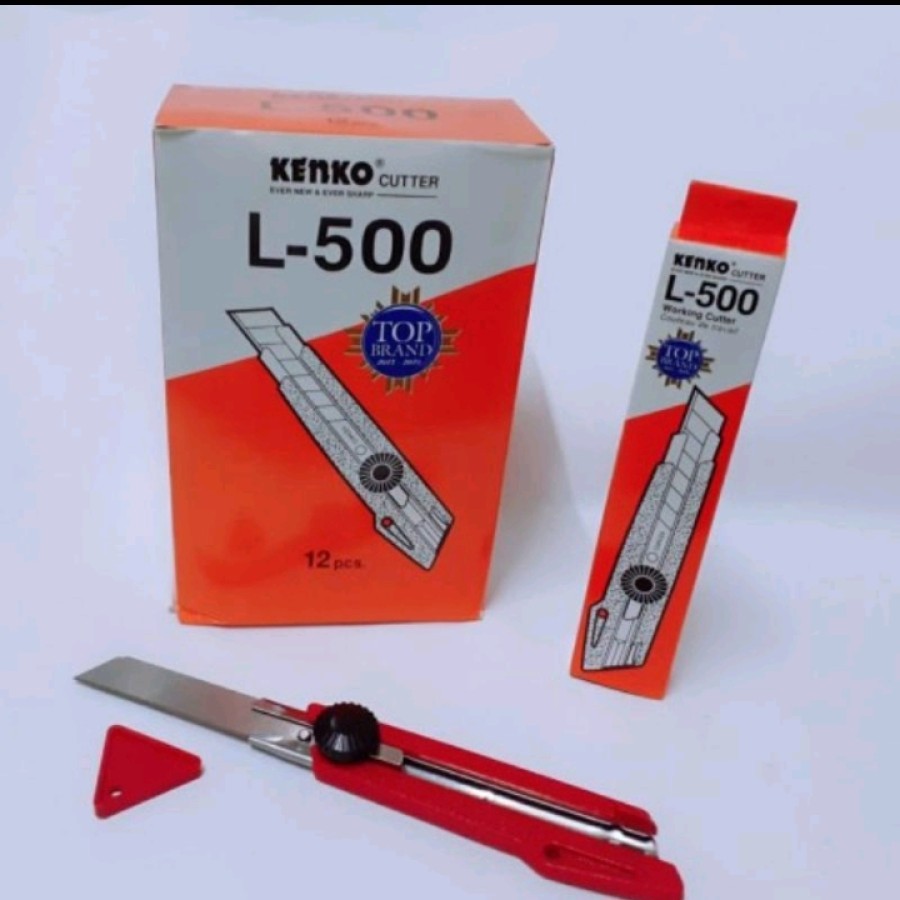 

CUTTER KENKO BESAR L500 (harga 1 kotak 12pc)