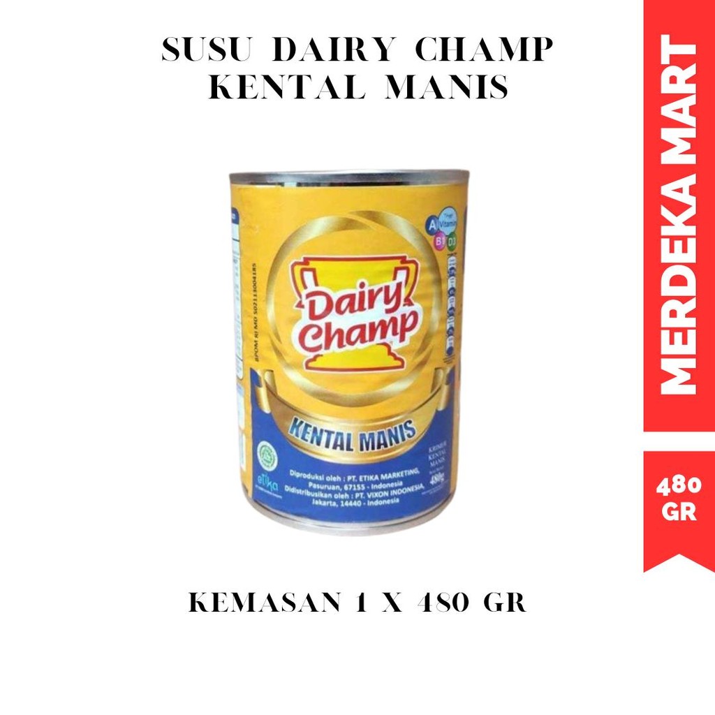 

SUSU KRIMER KENTAL MANIS SKM DAIRY CAMP BANTAL KEMASAN 480 GR BAKING CREAMER