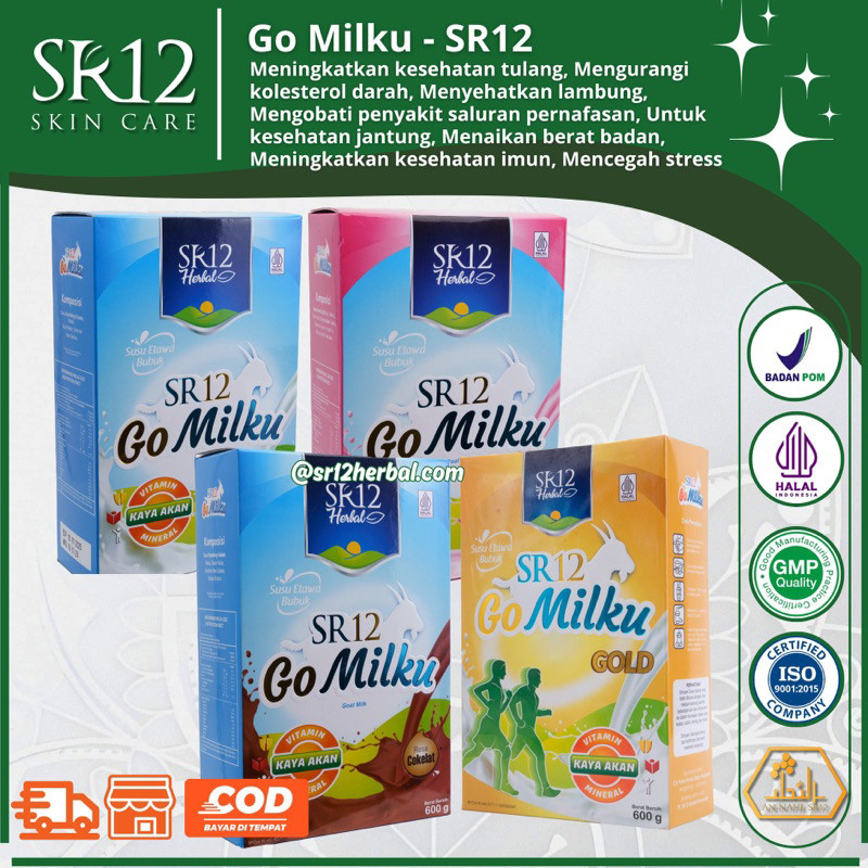 

[600gr] Gomilku SR12 / Susu Kambing Ettawa / Atasi Masalah Lambung / Menambah Nafsu Makan / Meningkatkan Kecerdasan Otak