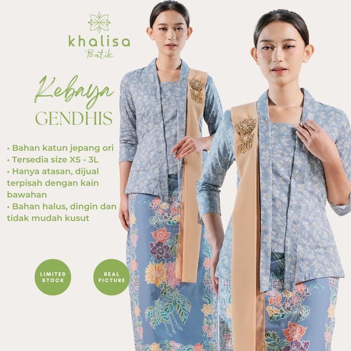 Kebaya Kutu Baru Katun Jepang by Khalisa Batik Gendhis 03 - XXXL